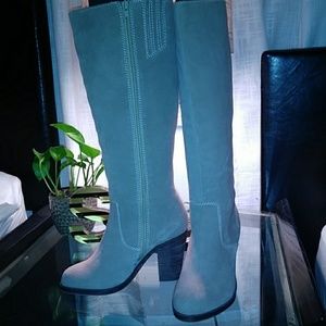 Leather boots